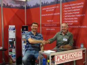 UK plastics news Carl and Richard at PDM 2015