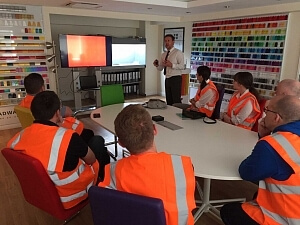 UK plastics news Broadway Colours workshop