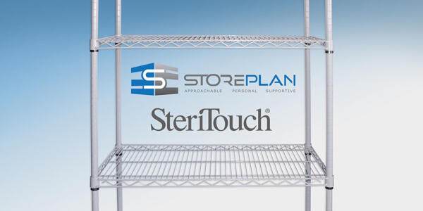  Introducing Sterimesh™ Wire Shelving – Protected by SteriTouch