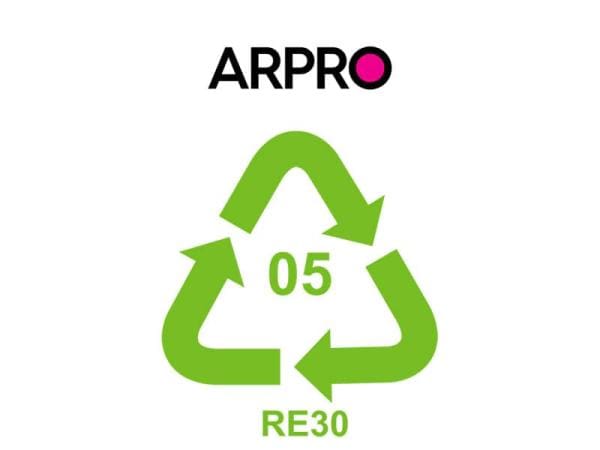 ARPRO 30% recycled content