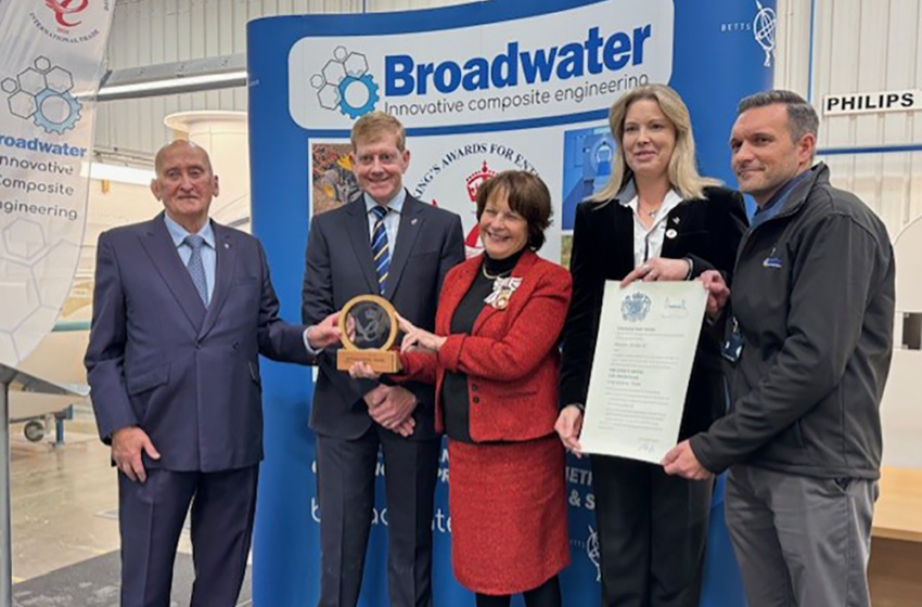  Broadwater Welcomes the Lord Lieutenant of Suffolk to Present Kings Award for Enterprise