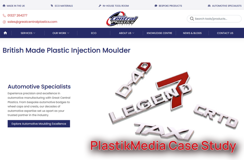  Case Study // Driving Growth and Diversification for Great Central Plastics with Website and SEO Expertise